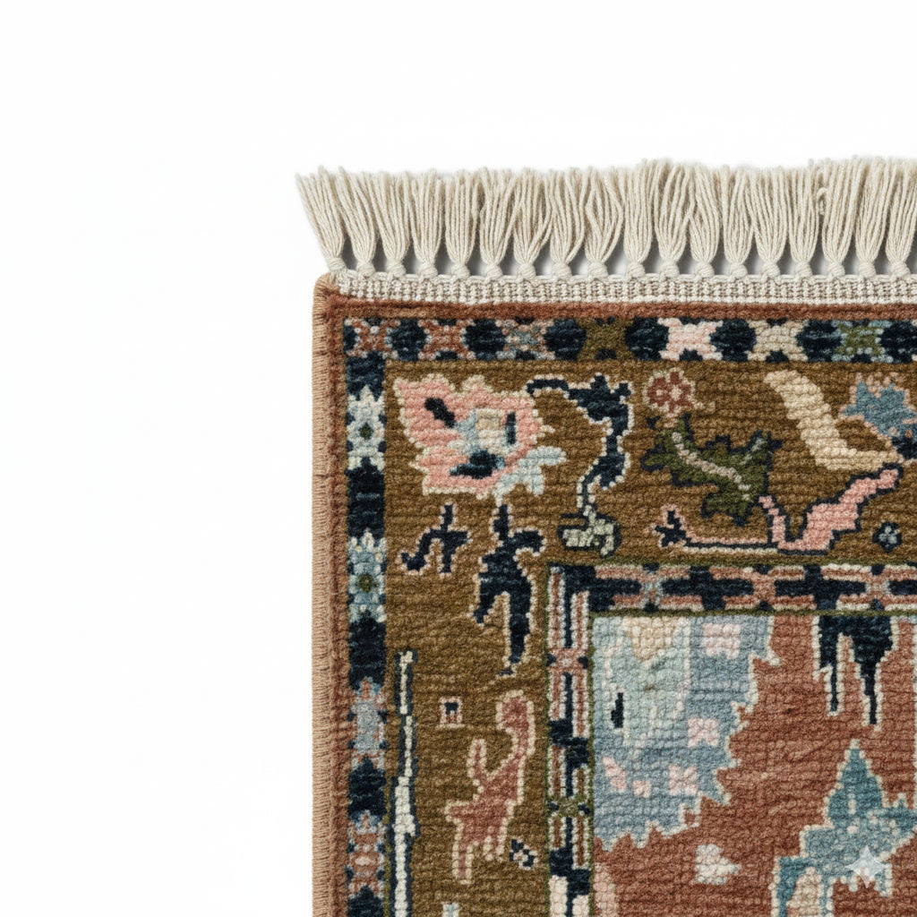 SERONILA - Hand Knotted Oushak Carpet